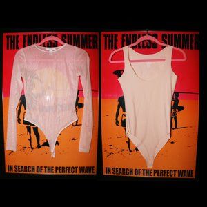 💋SET OF TWO TWO NUDE BODYSUITS 💋